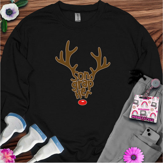 "Reindeer Sonographer" Sweatshirt