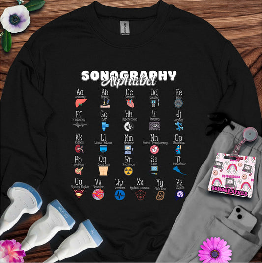 "Sonography Alphabet" Sweatshirt