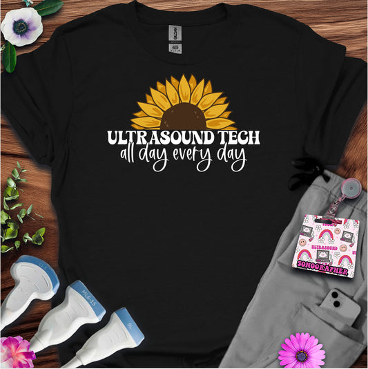 "Sunflower Ultrasound Tech" T-shirt