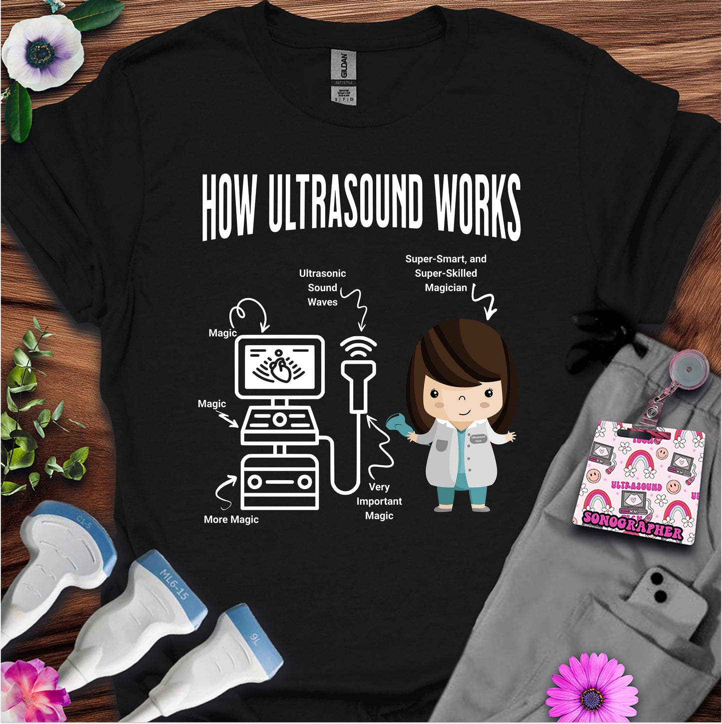 "How Ultrasound Works" T-Shirt