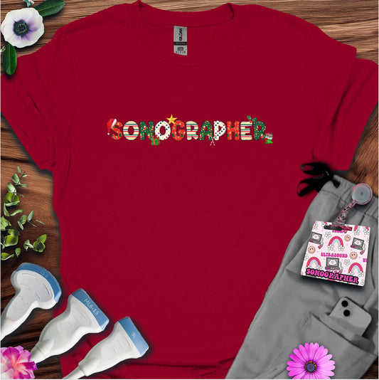 "Christmas Sonographer" T-shirt