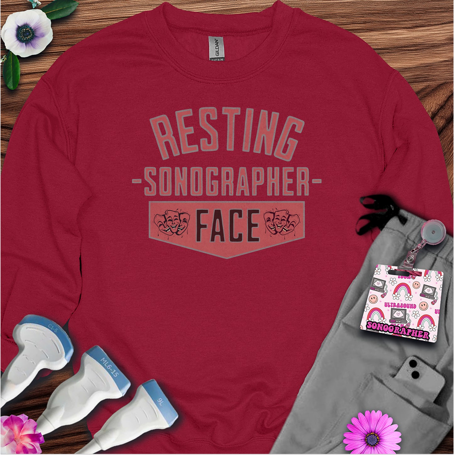"Resting Sonographer Face" Sweatshirt