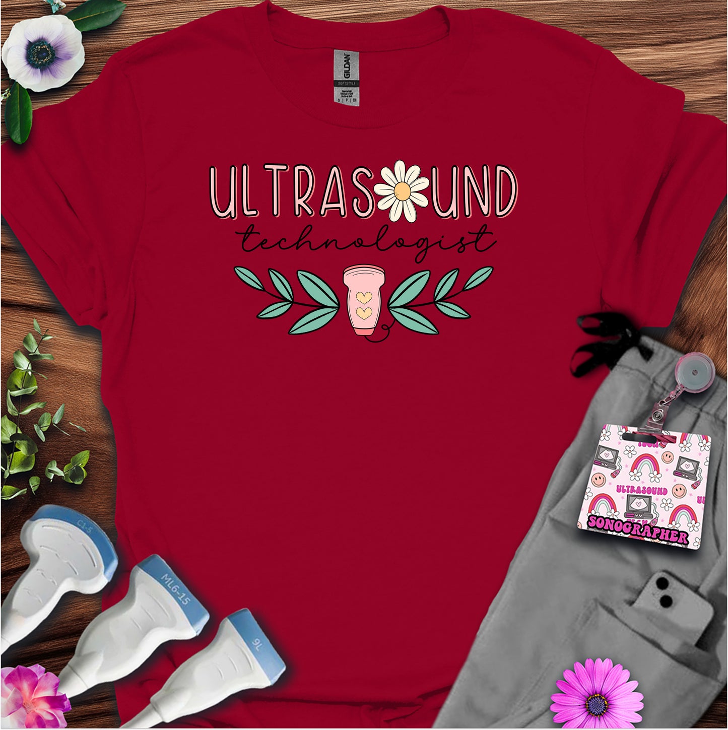 "Daisy Ultrasound Technologist" T-shirt