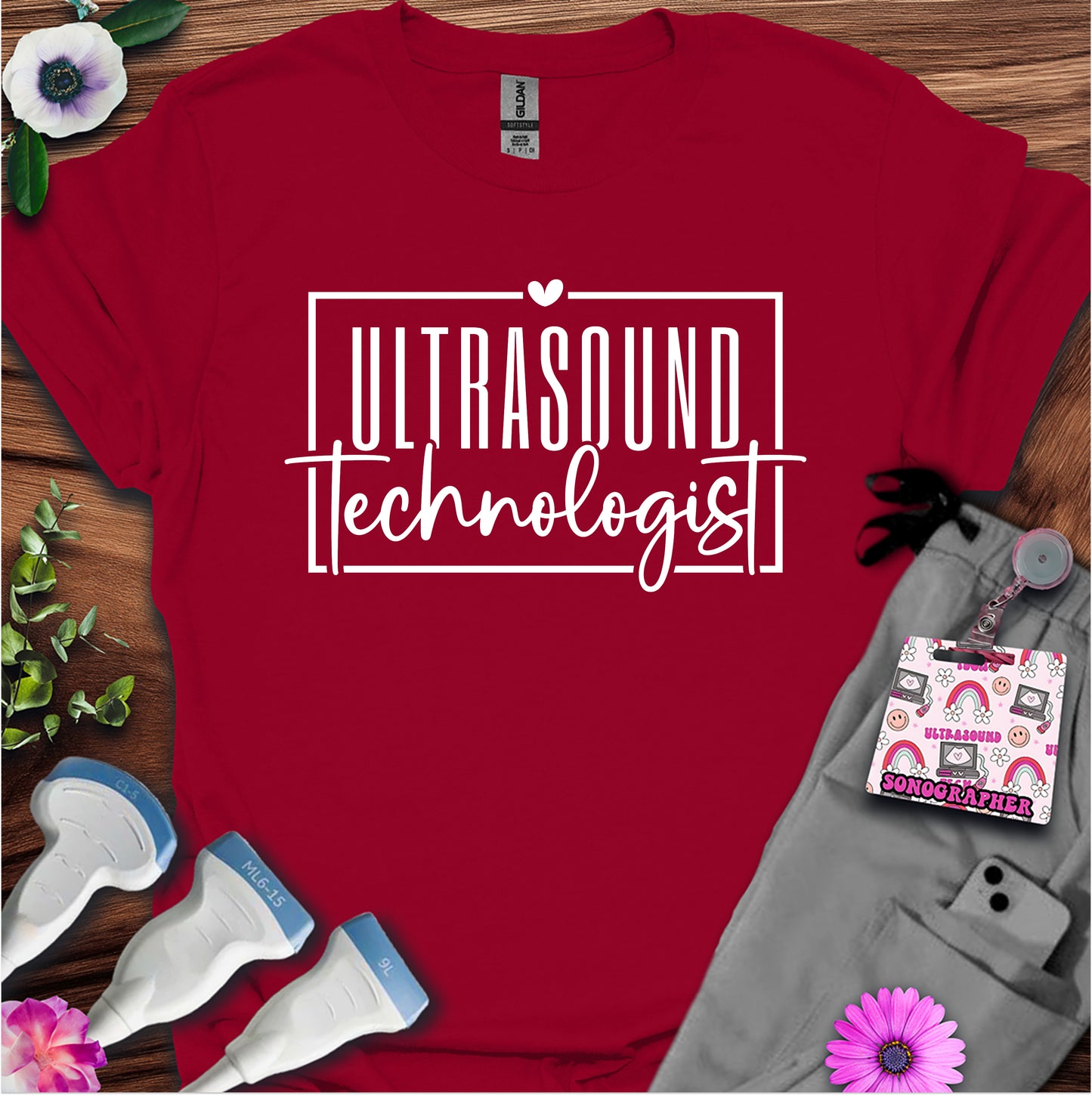 "Ultrasound Technologist" T-shirt