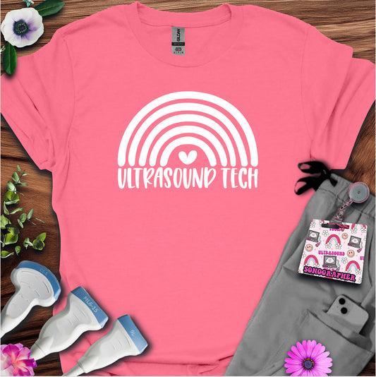 "Ultrasound Tech Rainbowπ" T-Shirt