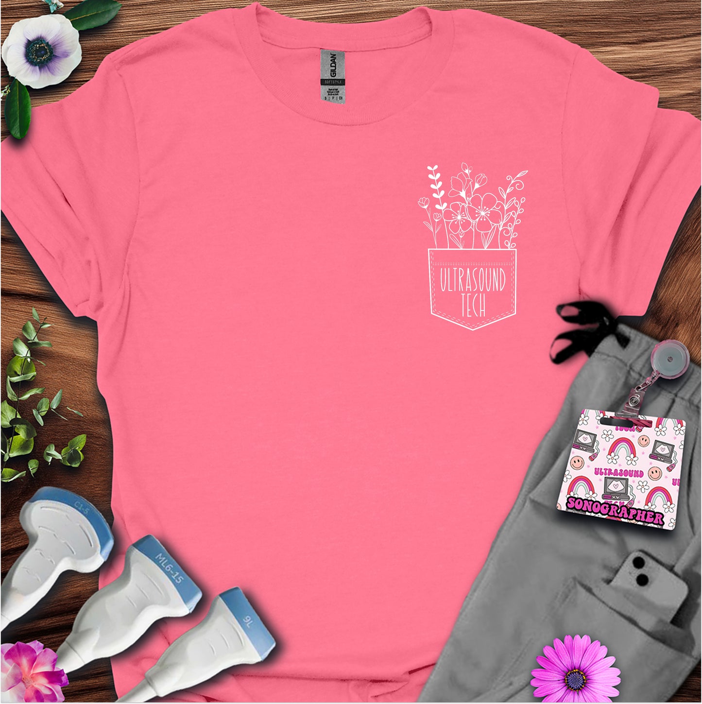 "Ultrasound Tech Pocket" T-Shirt