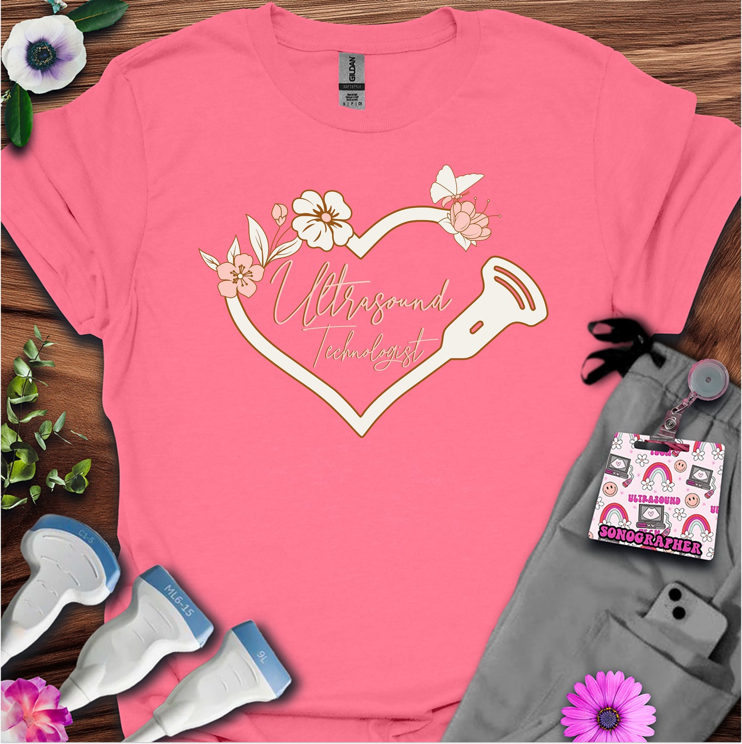 "Butterfly Ultrasound Tech" T-shirt