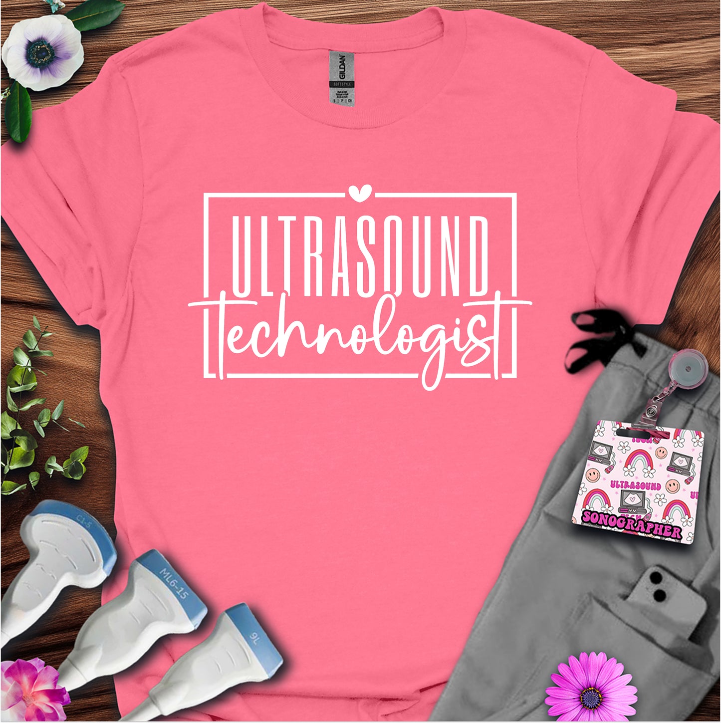 "Ultrasound Technologist" T-shirt