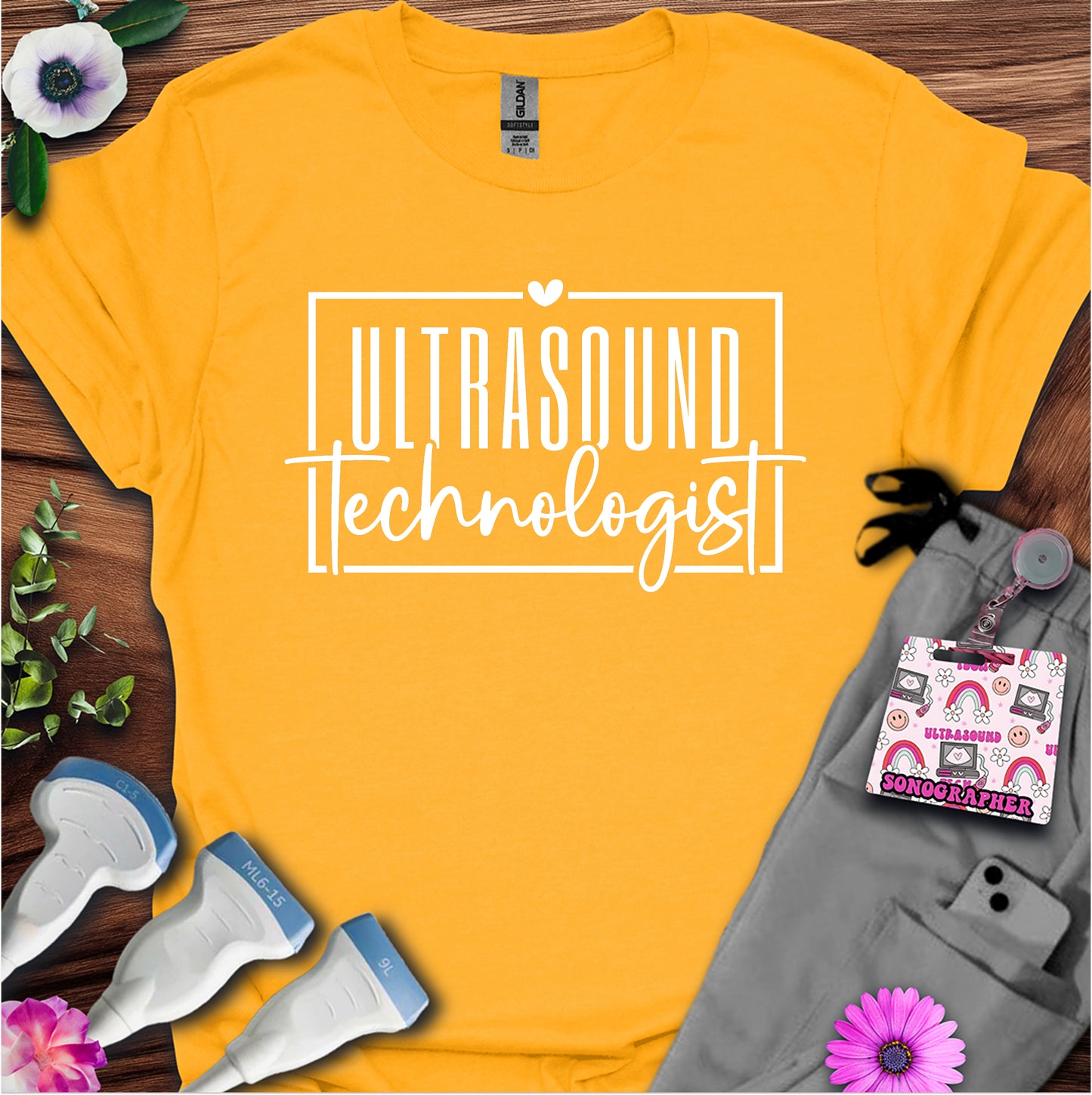 "Ultrasound Technologist" T-shirt