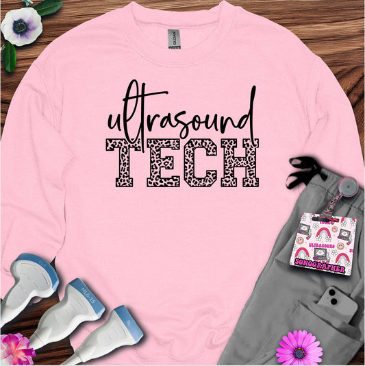 "Leopard Ultrasound Tech" Sweatshirt
