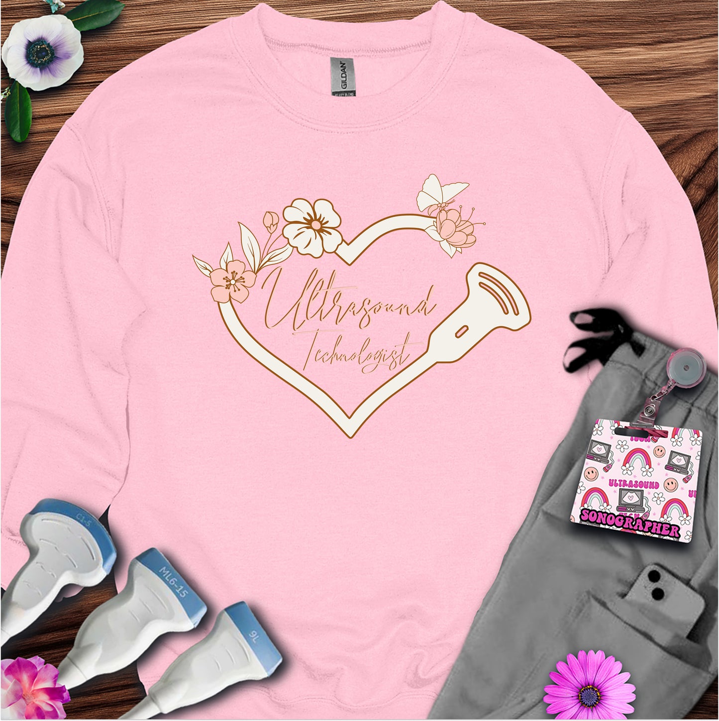 "Butterfly Ultrasound Technologist" Sweatshirt