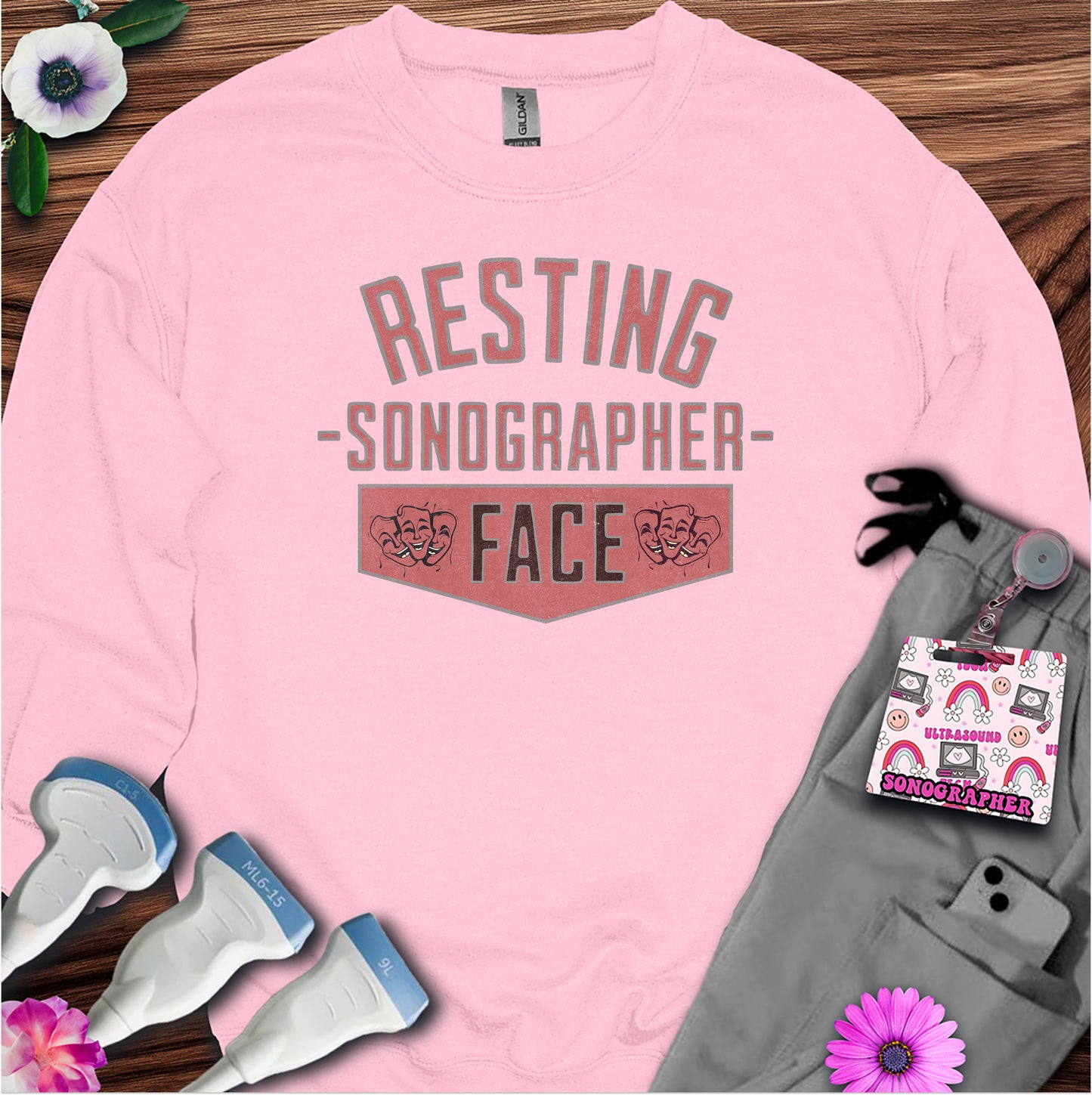 "Resting Sonographer Face" Sweatshirt