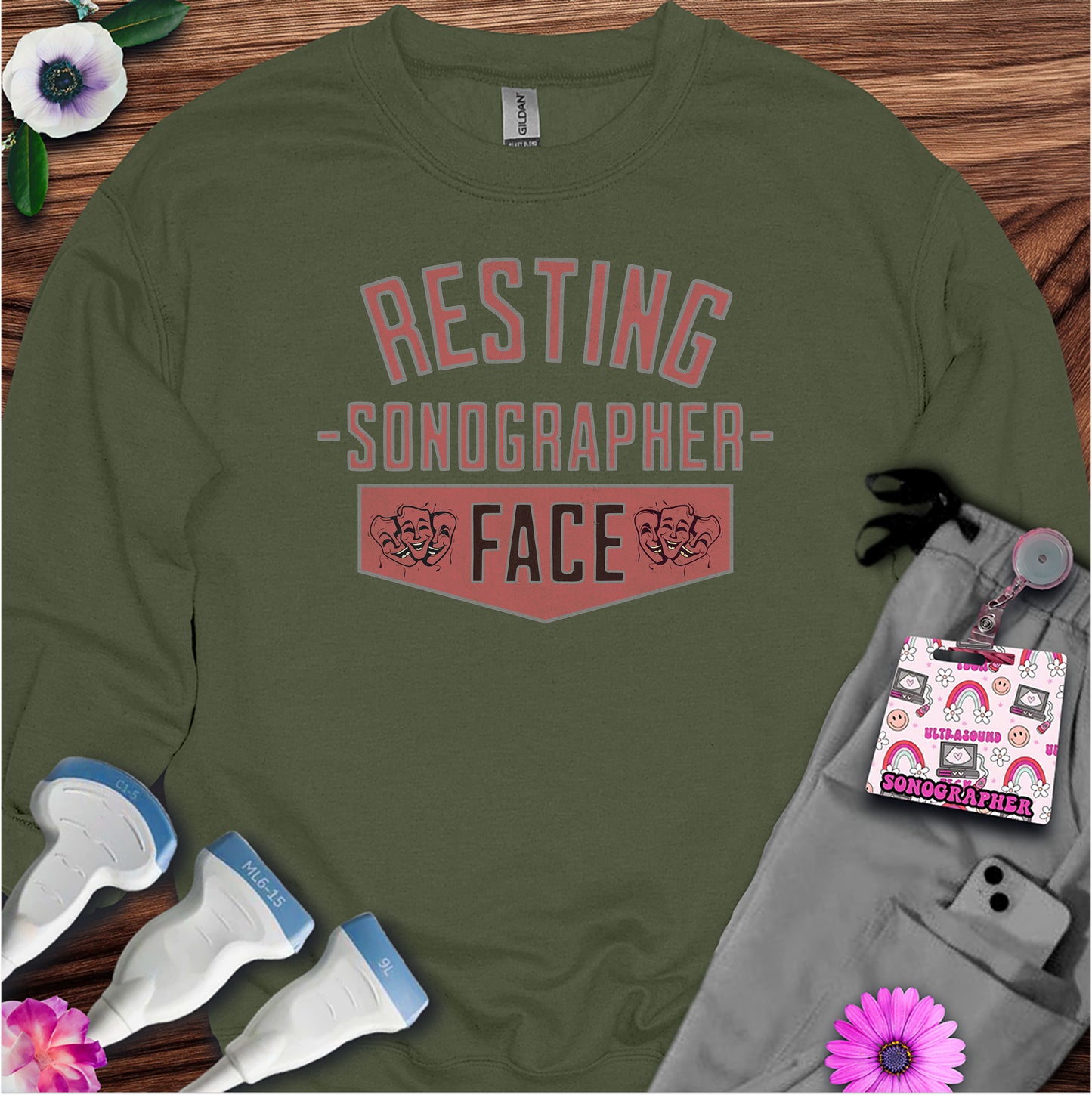 "Resting Sonographer Face" Sweatshirt