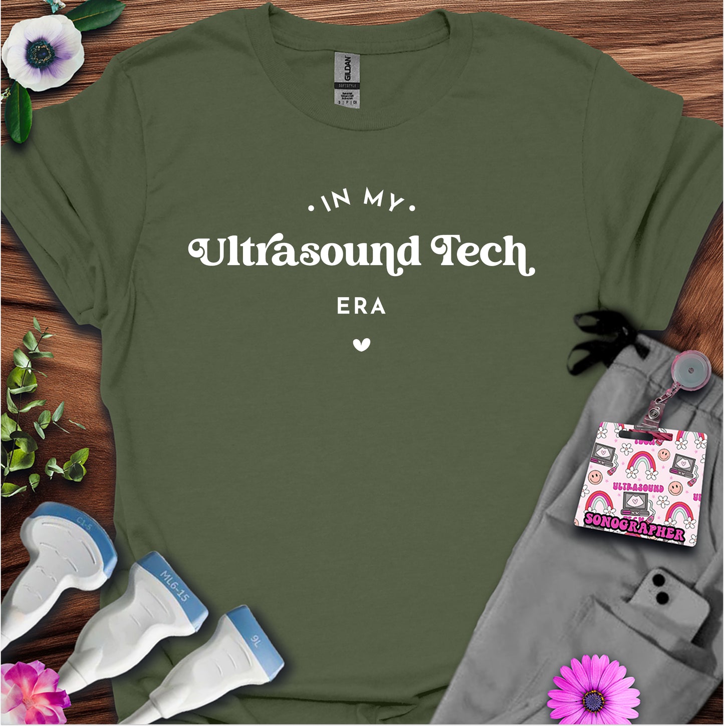"Ultrasound Tech Era" T-shirt