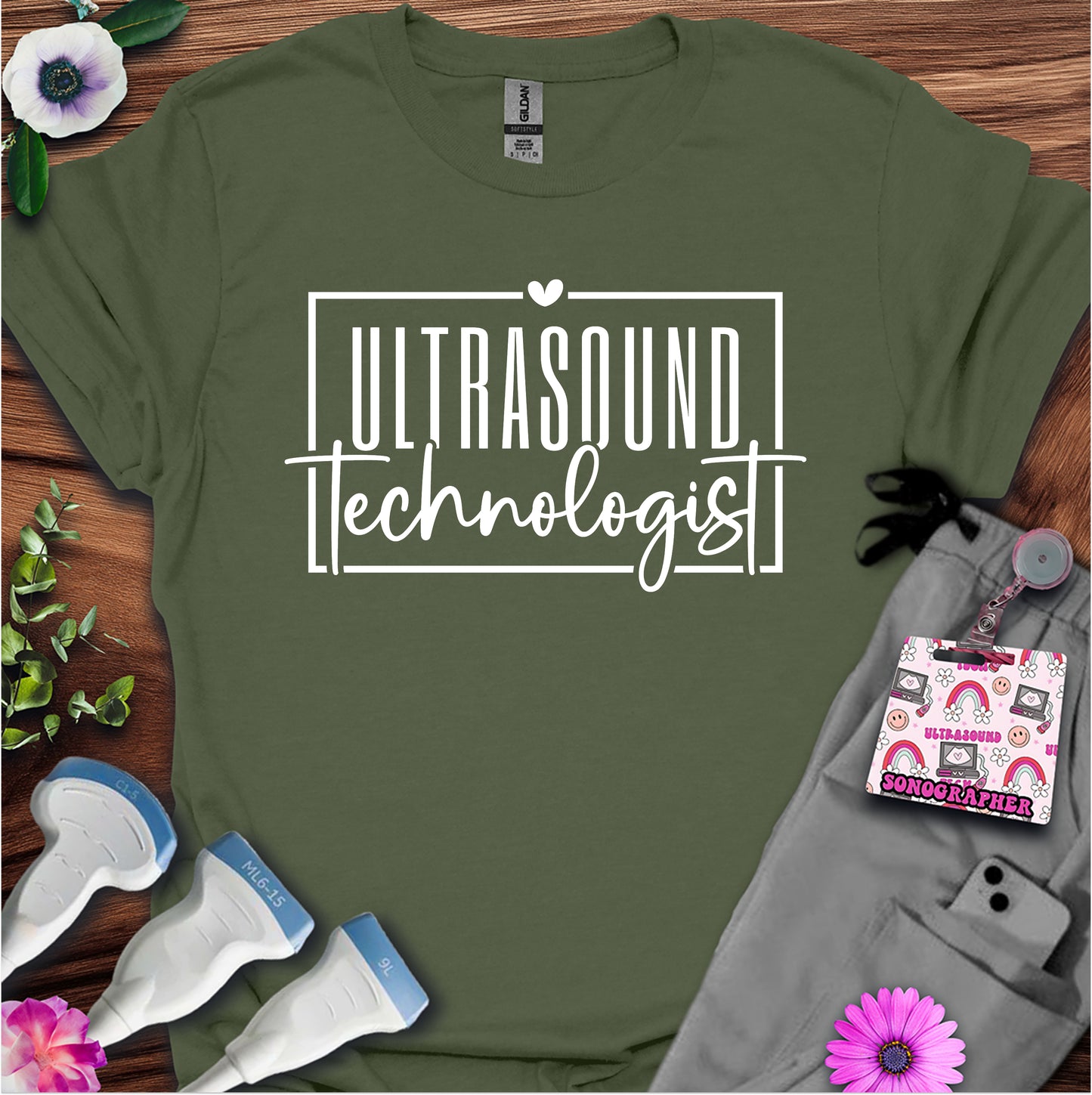 "Ultrasound Technologist" T-shirt