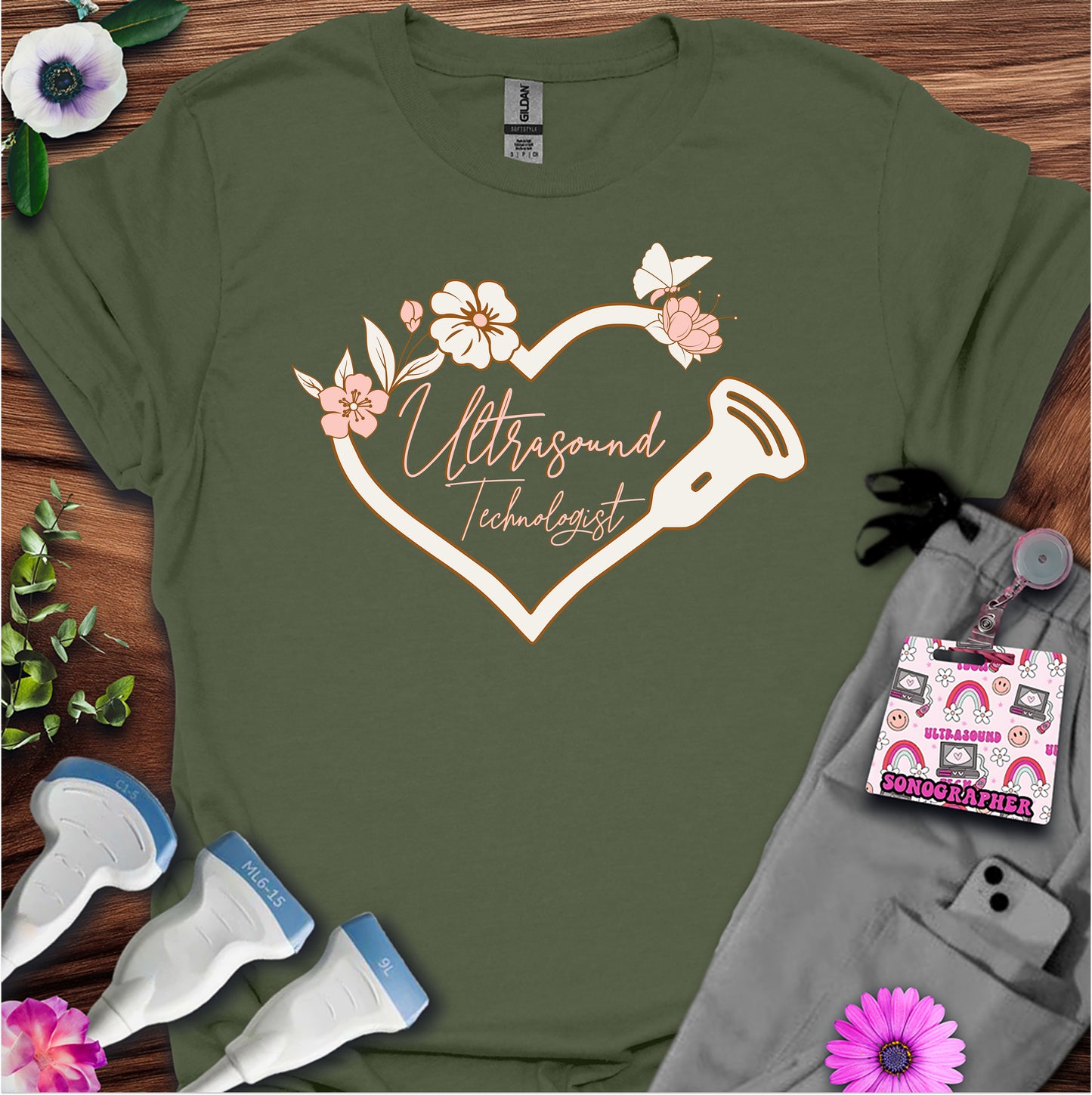 "Butterfly Ultrasound Tech" T-shirt