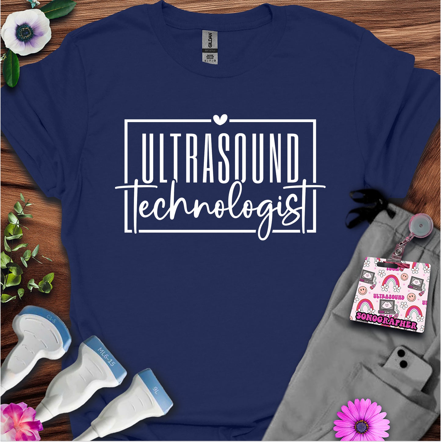 "Ultrasound Technologist" T-shirt
