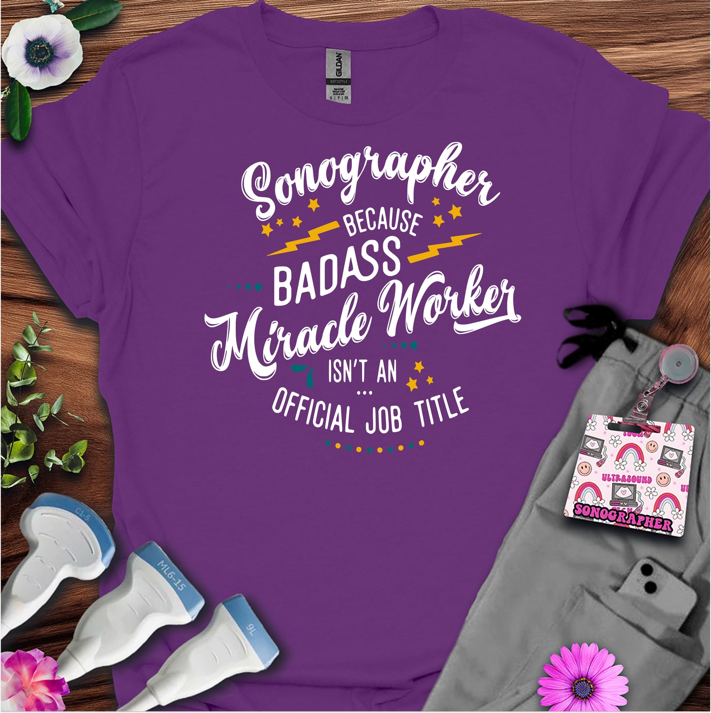 "Badass Miracle Worker" T-shirt