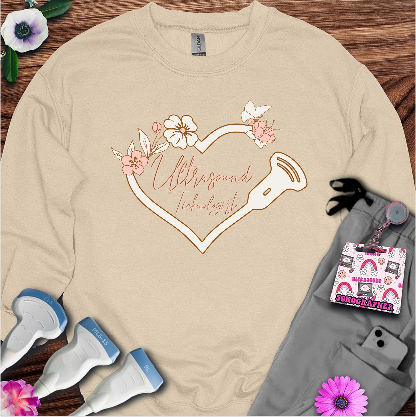 "Butterfly Ultrasound Technologist" Sweatshirt