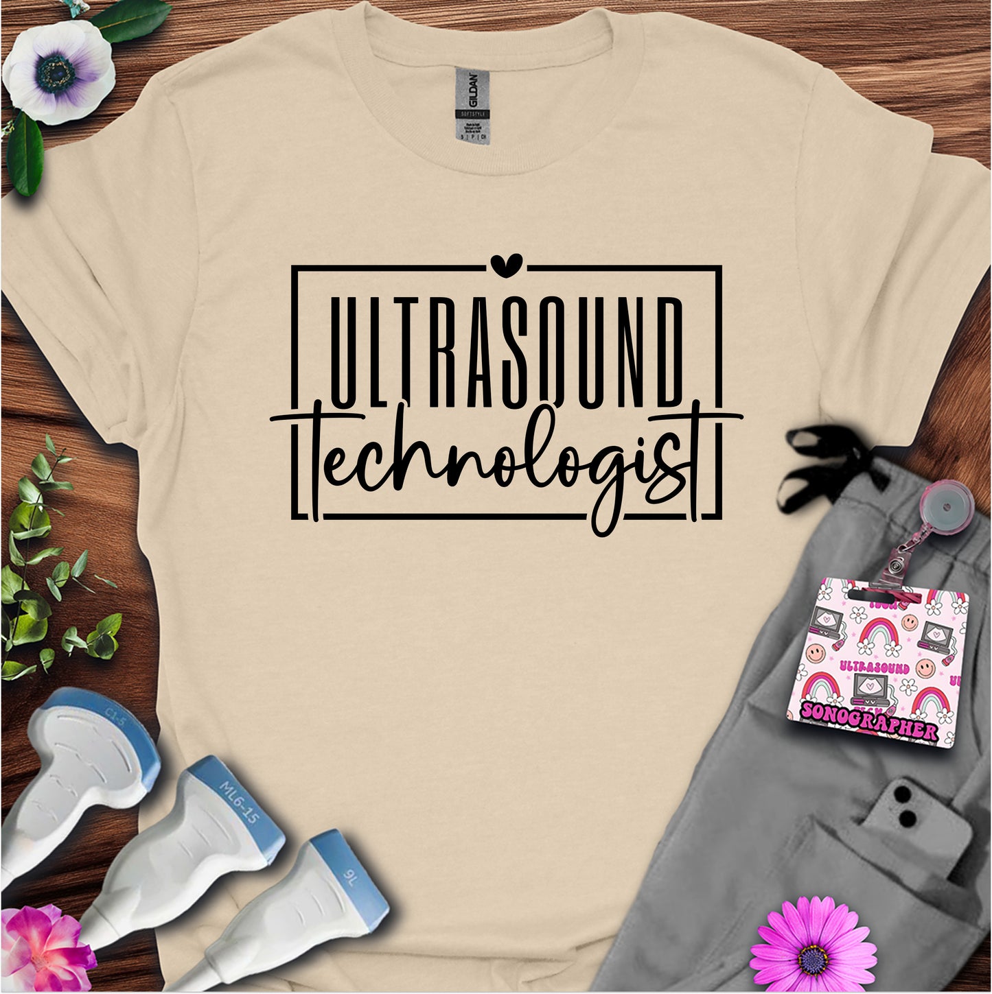 "Ultrasound Technologist" T-shirt