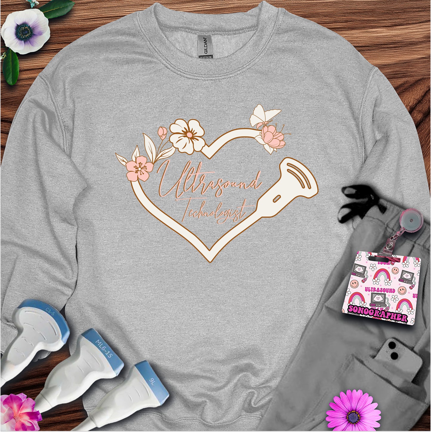 "Butterfly Ultrasound Technologist" Sweatshirt