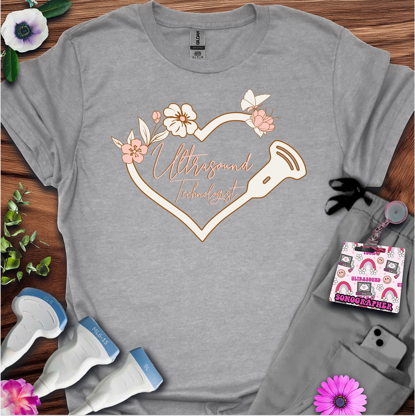 "Butterfly Ultrasound Tech" T-shirt
