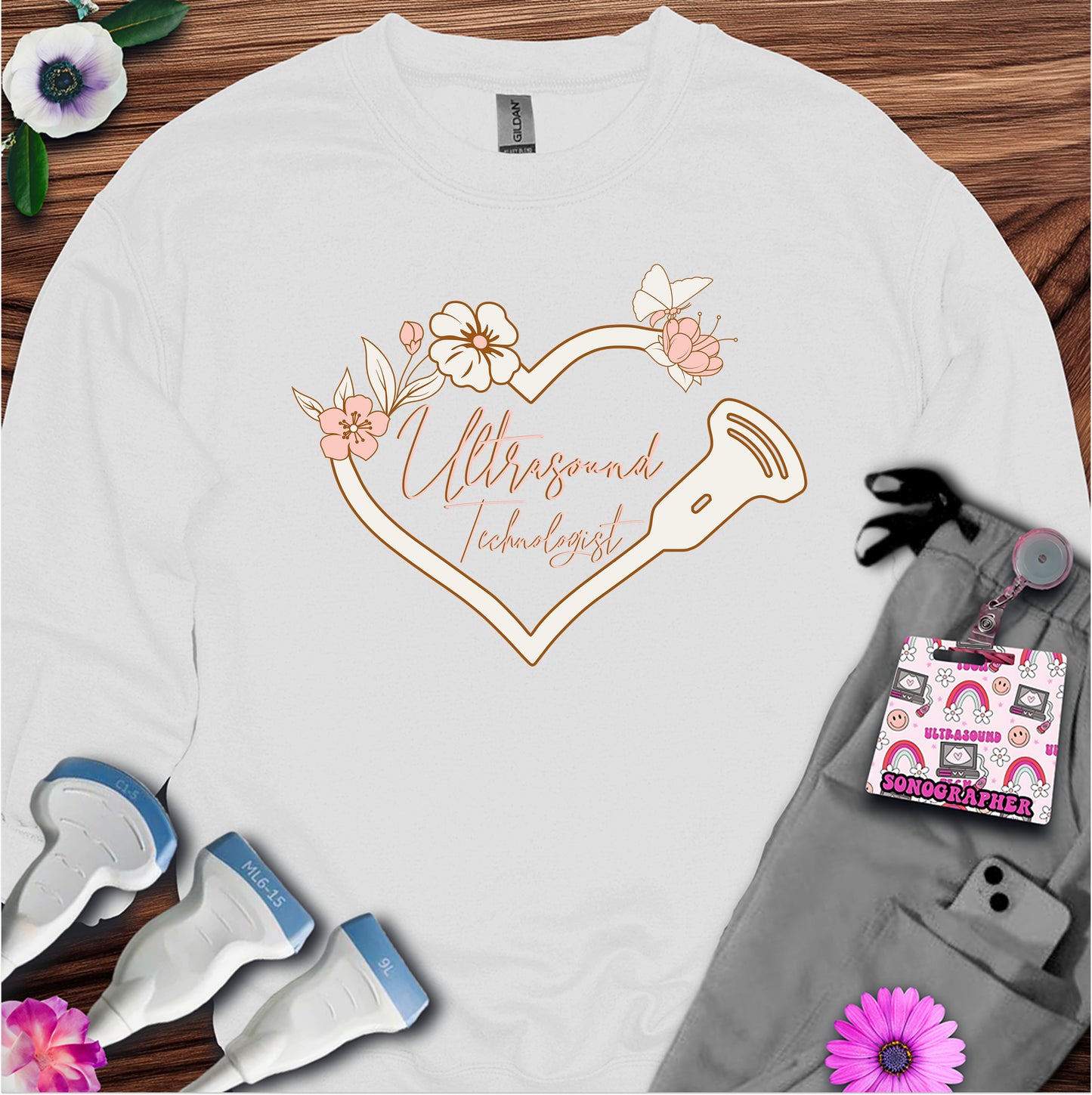 "Butterfly Ultrasound Technologist" Sweatshirt