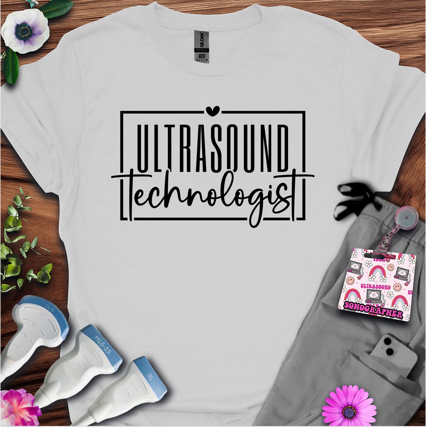 "Ultrasound Technologist" T-shirt