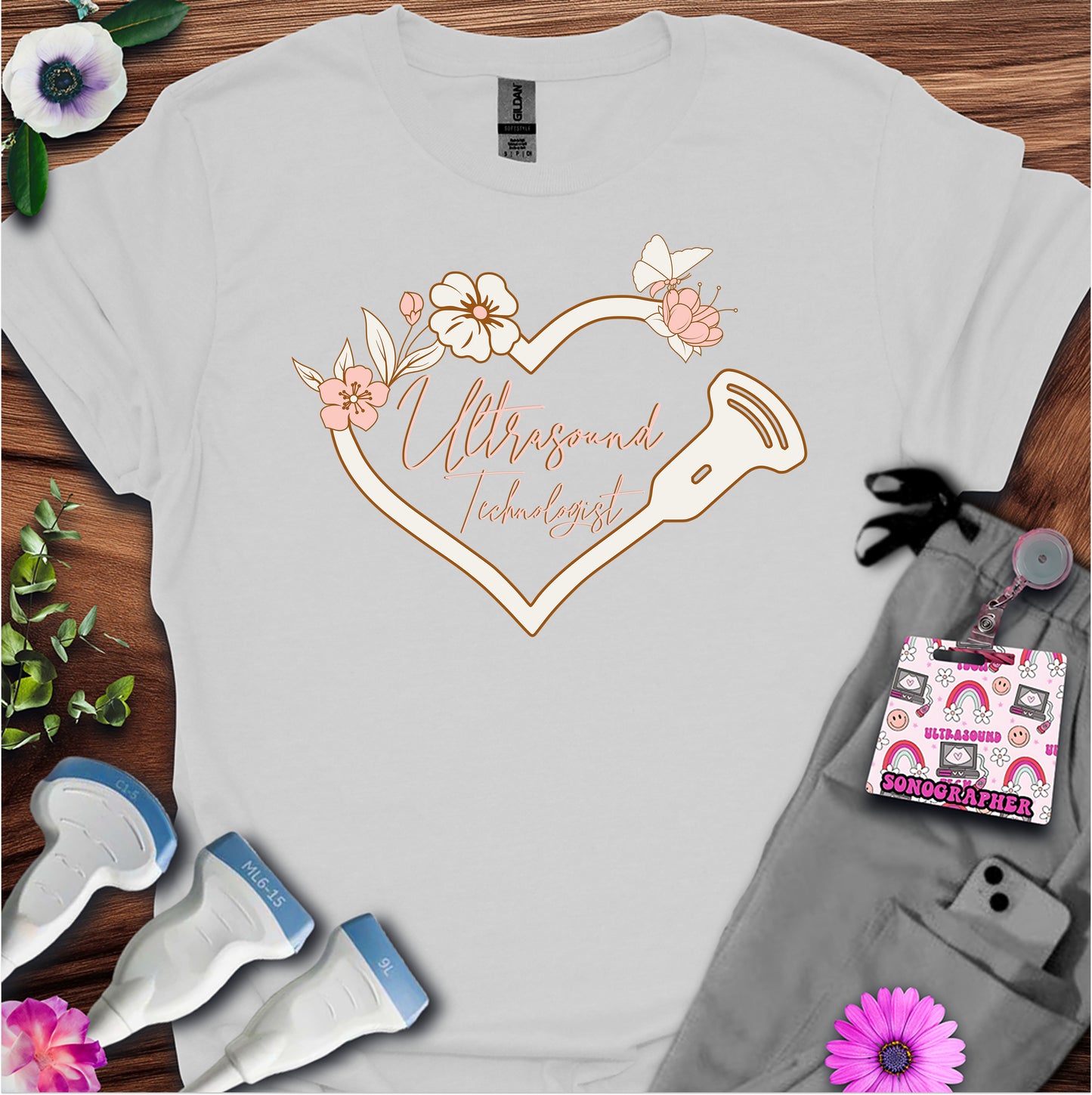 "Butterfly Ultrasound Tech" T-shirt
