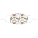 Floral Ultrasound Tech Fabric Face Mask