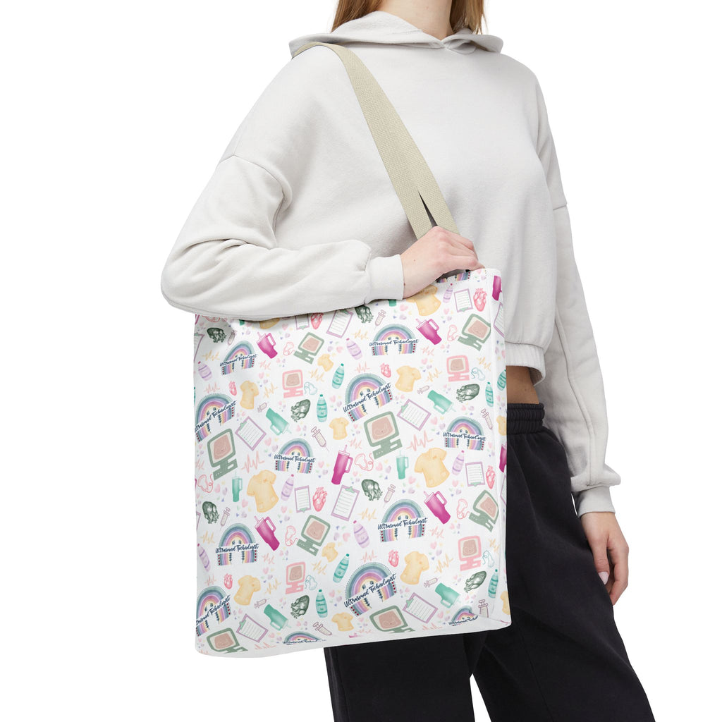 Retro Ultrasound Tech Tote Bag for Sonographers