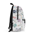 White Watercolor Ultrasound Tech Backpack
