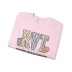 RVT Faux Patchwork Sweatshirt