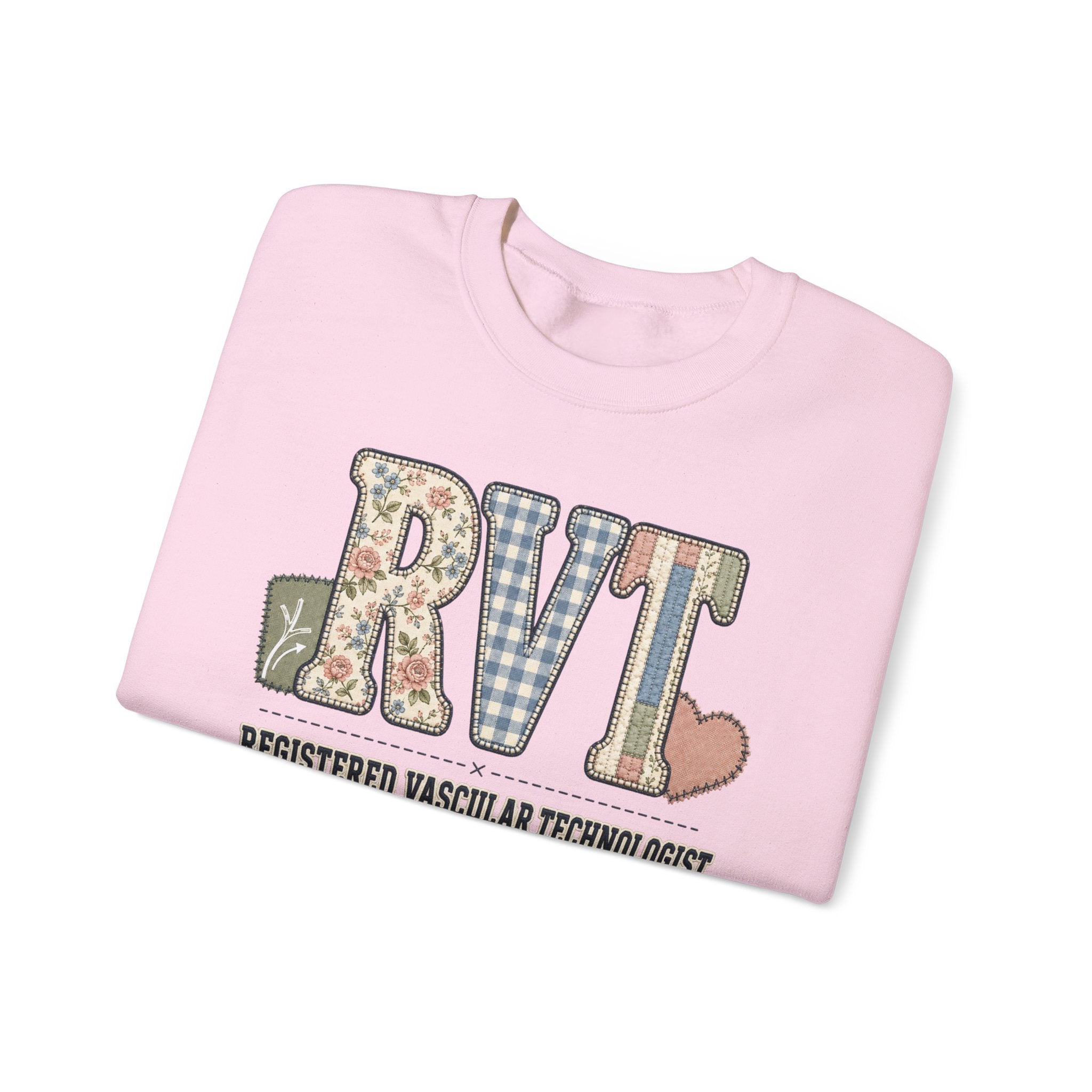 RVT Faux Patchwork Sweatshirt