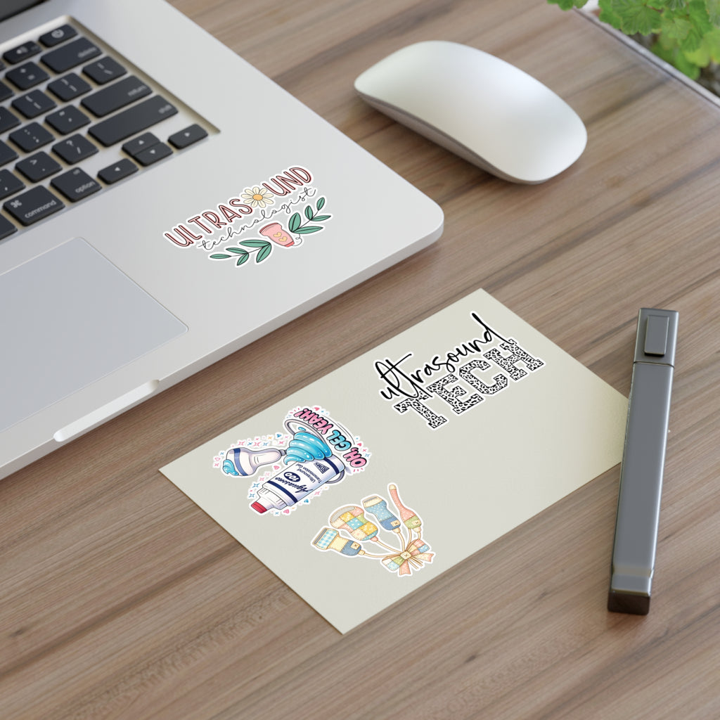 Ultrasound Tech 4 stickers - Sticker Sheet