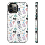 Watercolor Ultrasound Tech White iPhone Case — iPhone 11-17