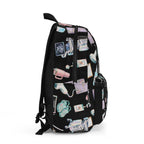 Black Watercolor Ultrasound Tech Backpack