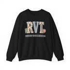 RVT Faux Patchwork Sweatshirt