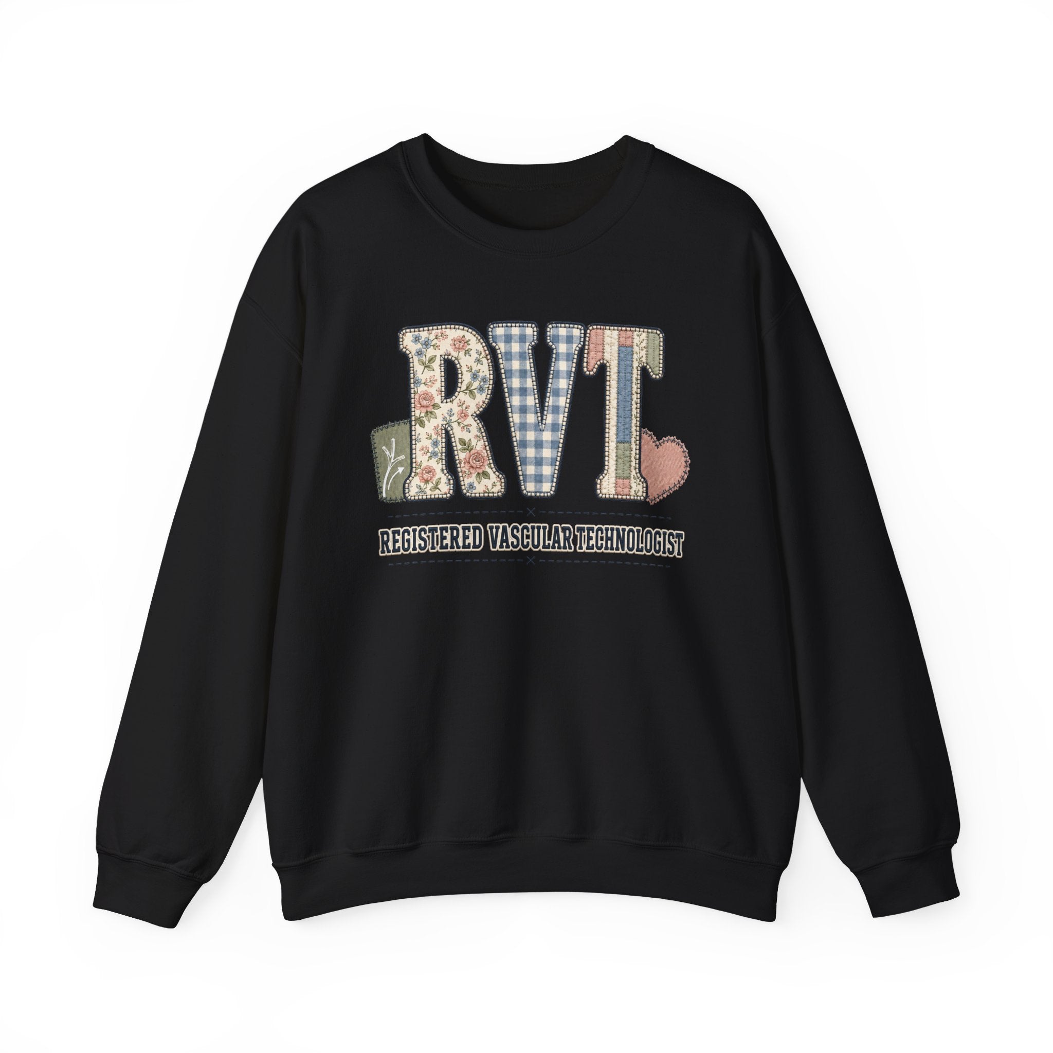 RVT Faux Patchwork Sweatshirt
