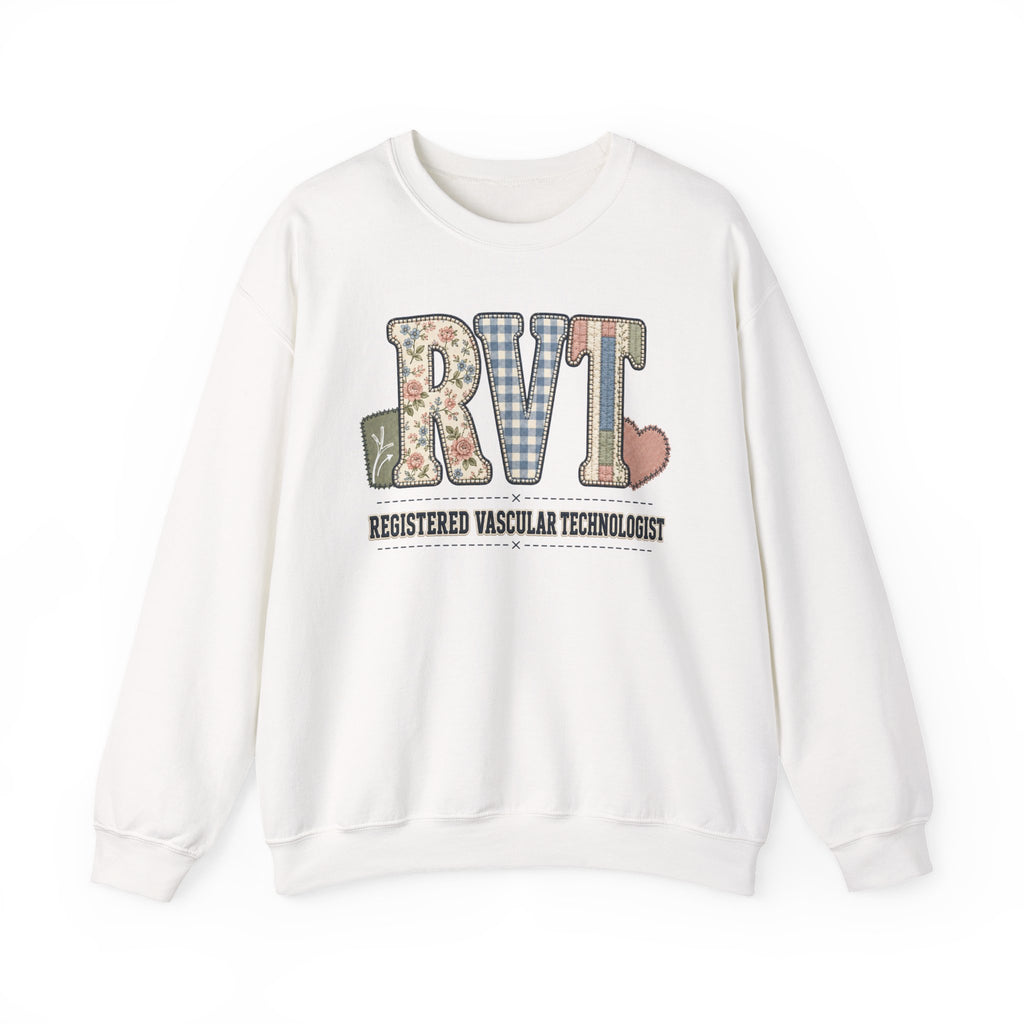 RVT Faux Patchwork Sweatshirt