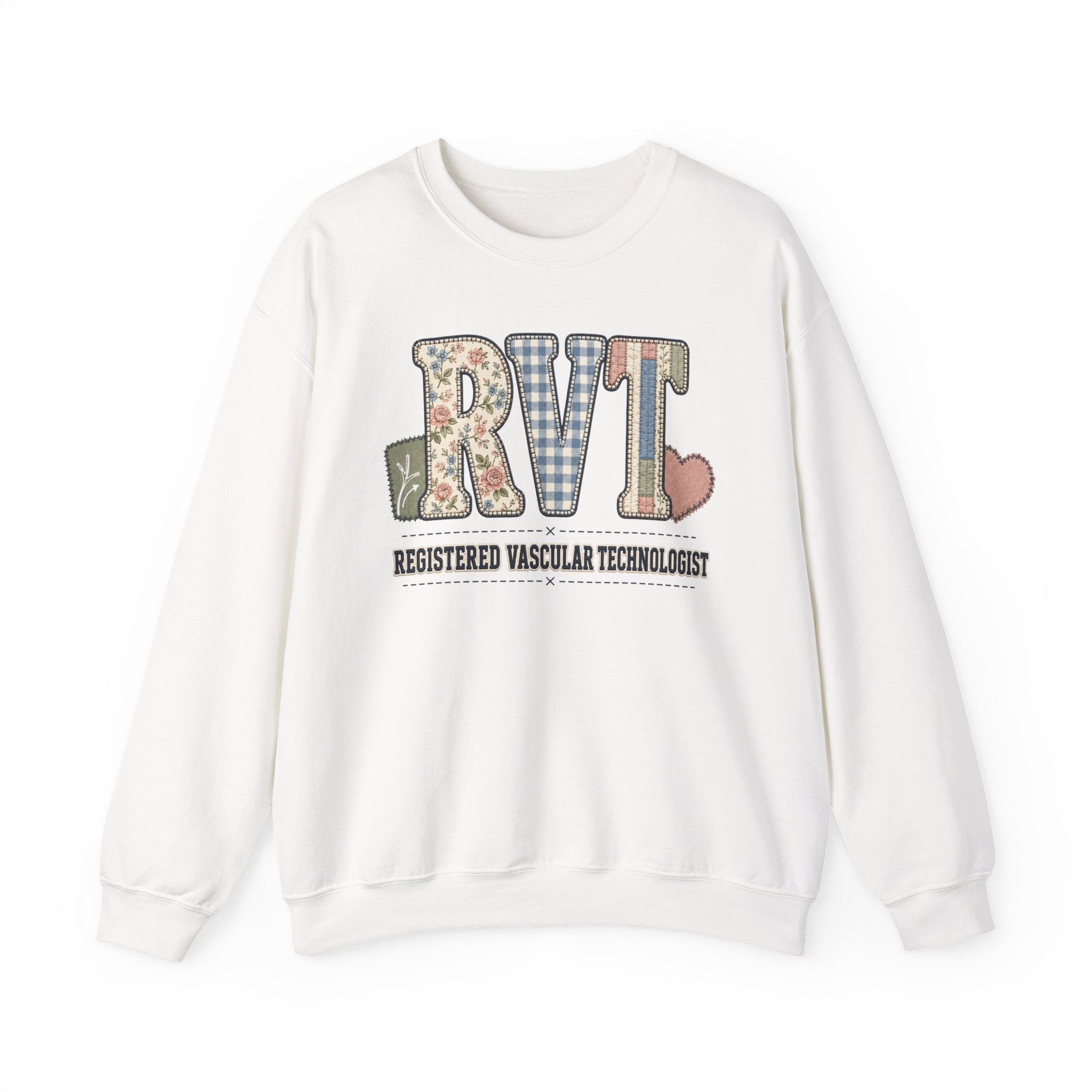 RVT Faux Patchwork Sweatshirt
