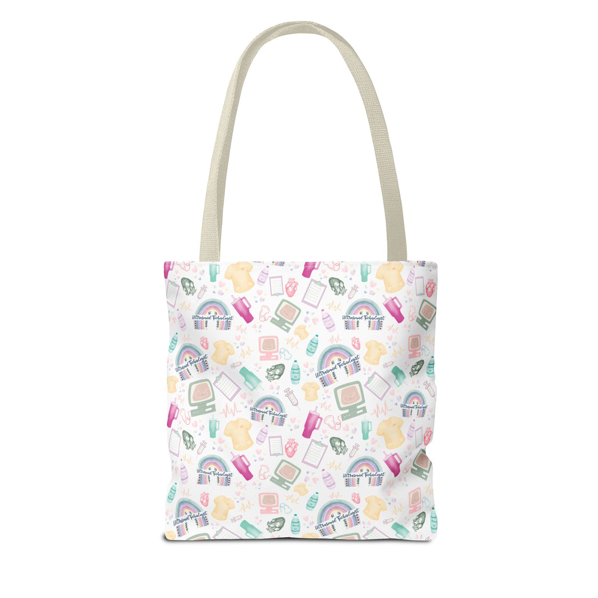 Retro Ultrasound Tech Tote Bag for Sonographers