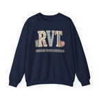 RVT Faux Patchwork Sweatshirt