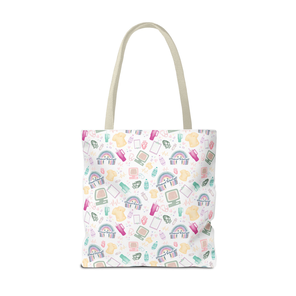 Retro Ultrasound Tech Tote Bag for Sonographers