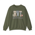 RVT Faux Patchwork Sweatshirt