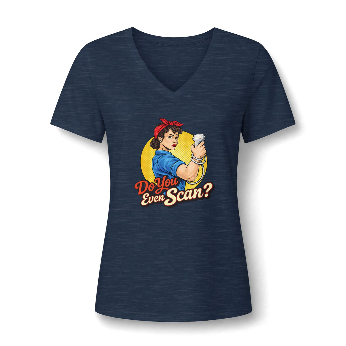 Do You Even Scan? Retro Sonographer  - V-Neck Tee