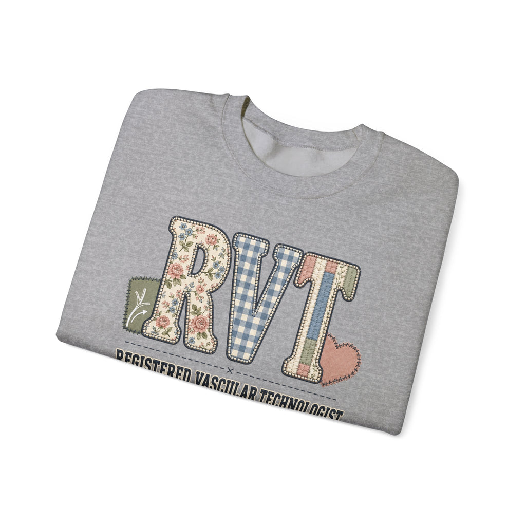 RVT Faux Patchwork Sweatshirt