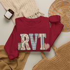 RVT Faux Patchwork Sweatshirt