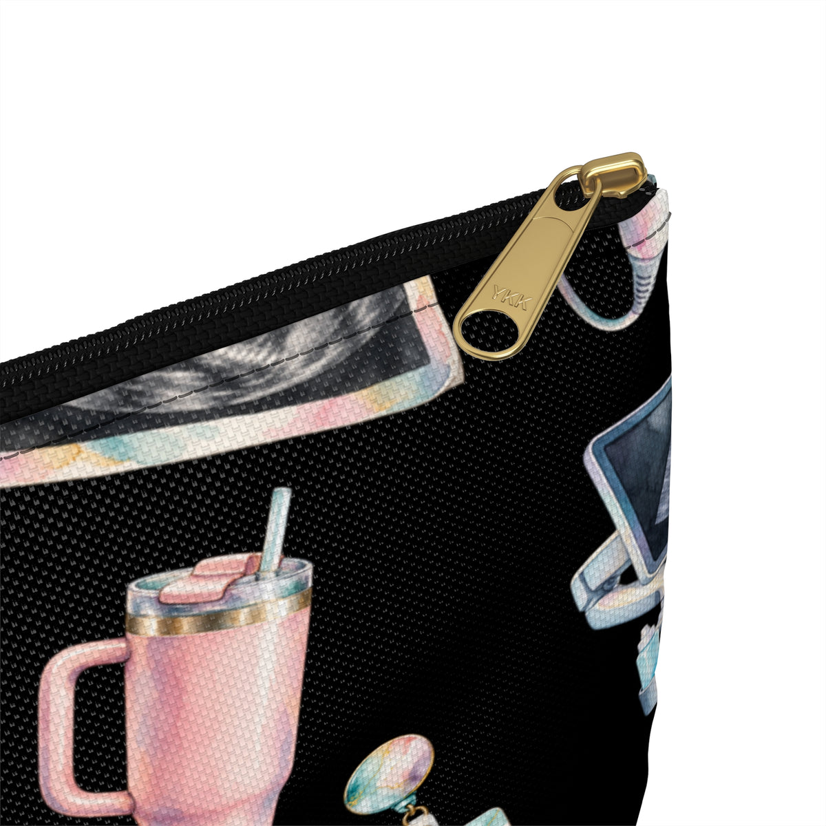 Watercolor Ultrasound Tech Accessory Pouch - Makeup Bag, Pencil Pouch