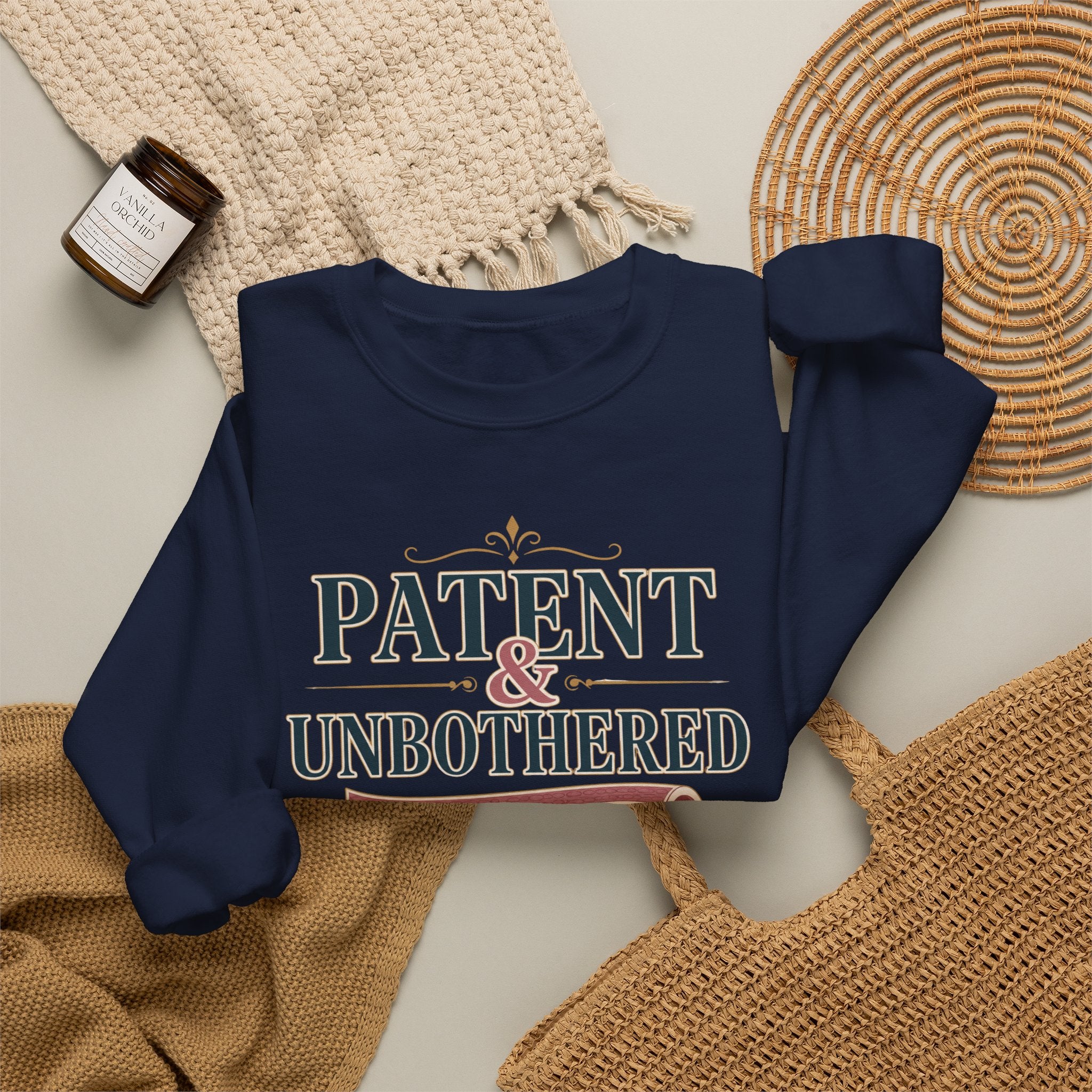 Patent & Unbothered Sweatshirt
